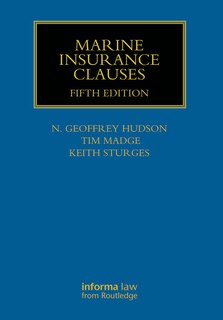 Front cover_Marine Insurance Clauses