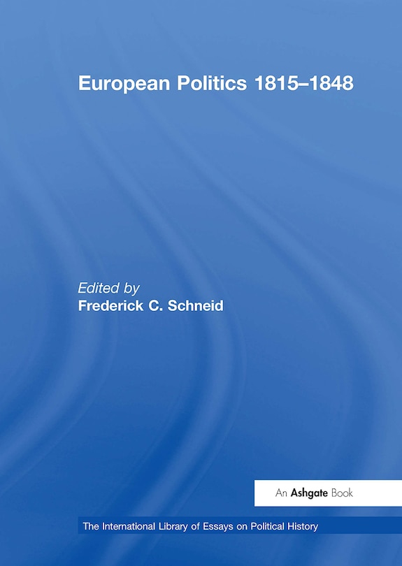 Front cover_European Politics 1815'1848
