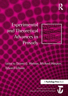 Front cover_Experimental and Theoretical Advances in Prosody