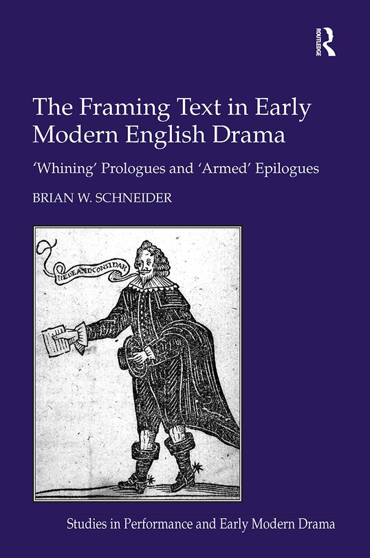 Couverture_The Framing Text in Early Modern English Drama