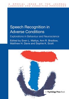 Front cover_Speech Recognition in Adverse Conditions