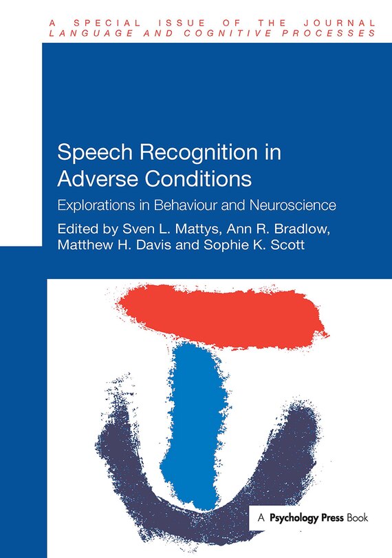 Front cover_Speech Recognition in Adverse Conditions