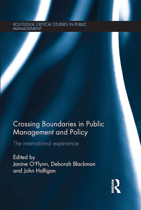 Front cover_Crossing Boundaries in Public Management and Policy