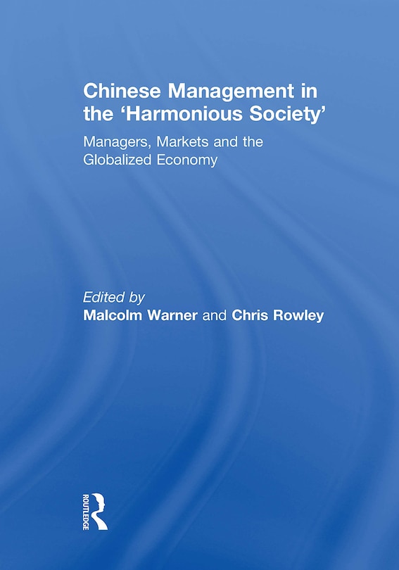 Couverture_Chinese Management in the 'Harmonious Society'