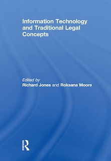 Front cover_Information Technology and Traditional Legal Concepts