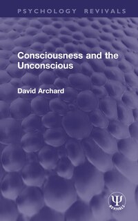 Front cover_Consciousness and the Unconscious