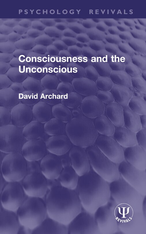 Front cover_Consciousness and the Unconscious