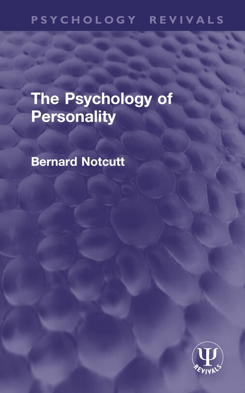 Front cover_The Psychology of Personality