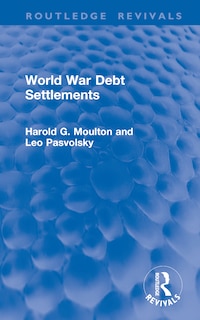 Front cover_World War Debt Settlements
