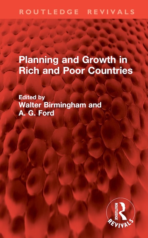 Front cover_Planning and Growth in Rich and Poor Countries