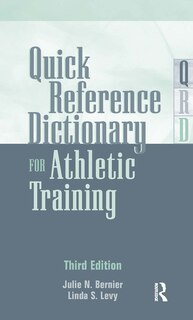 Front cover_Quick Reference Dictionary for Athletic Training