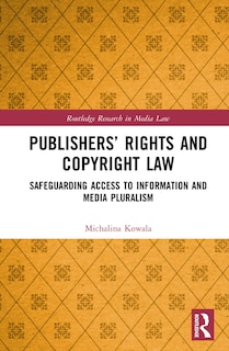 Couverture_Publishers' Rights and Copyright Law