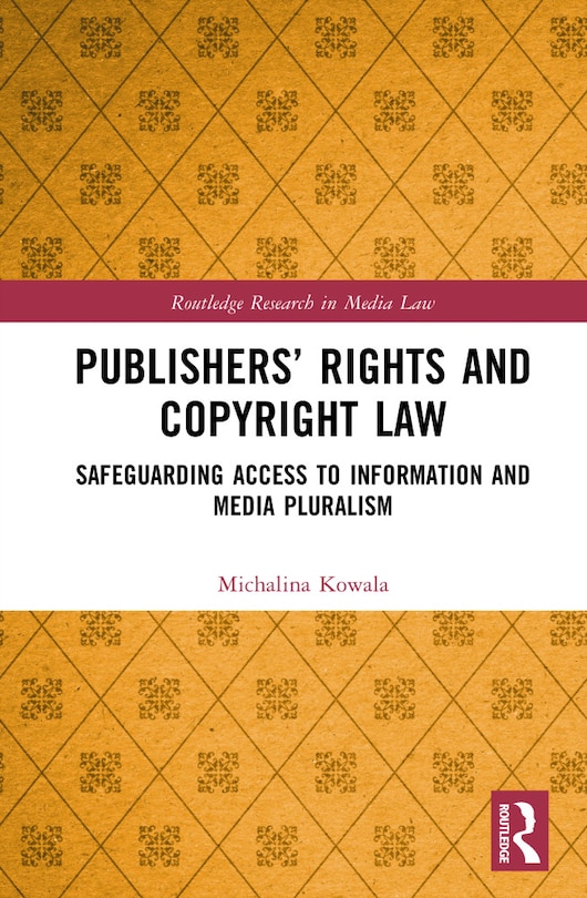 Couverture_Publishers' Rights and Copyright Law