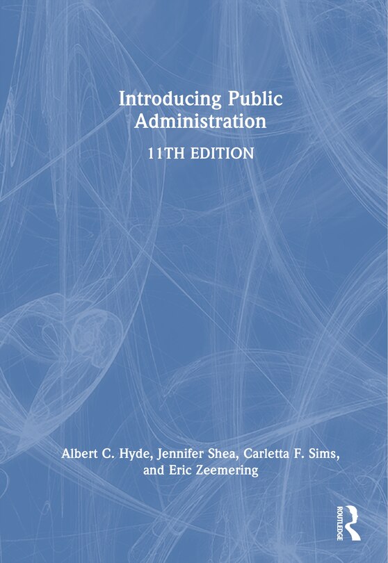 Front cover_Introducing Public Administration