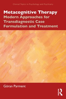 Couverture_Metacognitive Therapy