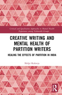 Couverture_Creative Writing and Mental Health of Partition Writers