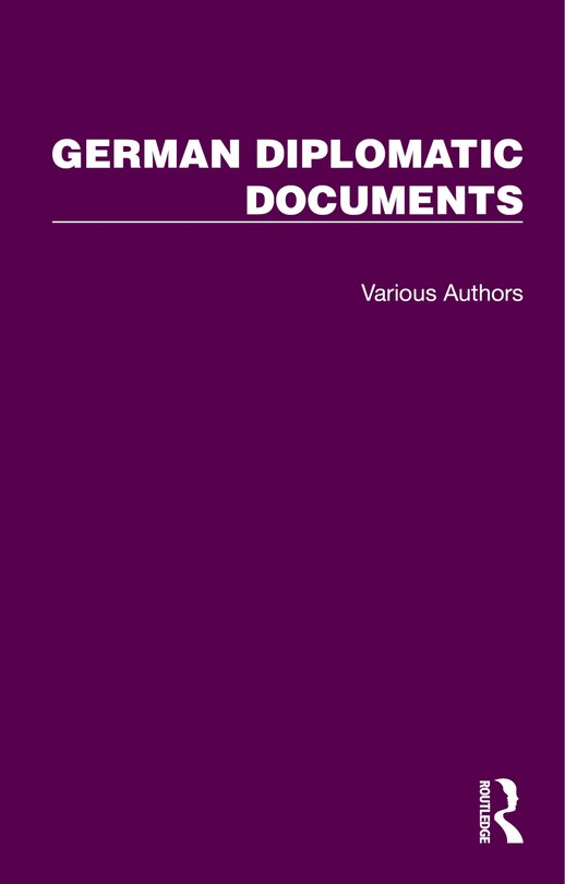 Front cover_German Diplomatic Documents 1871-1914