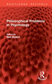 Front cover_Philosophical Problems in Psychology