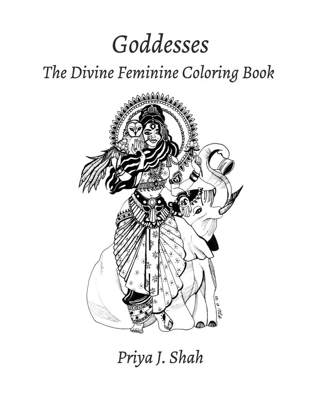 Goddesses: The Divine Feminine Coloring Book