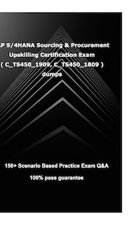 Front cover_SAP S/4HANA Sourcing and Procurement Upskilling Certification Exam ( C_TS450_1909, C_TS450_1809 )