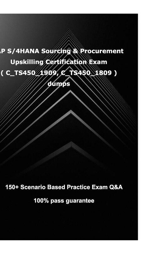 Front cover_SAP S/4HANA Sourcing and Procurement Upskilling Certification Exam ( C_TS450_1909, C_TS450_1809 )