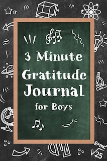 Front cover_3 Minute Gratitude Journal for Boys