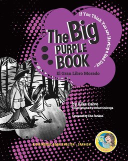 Front cover_The Big Purple Book. Dual-language Book. Bilingual English-Spanish