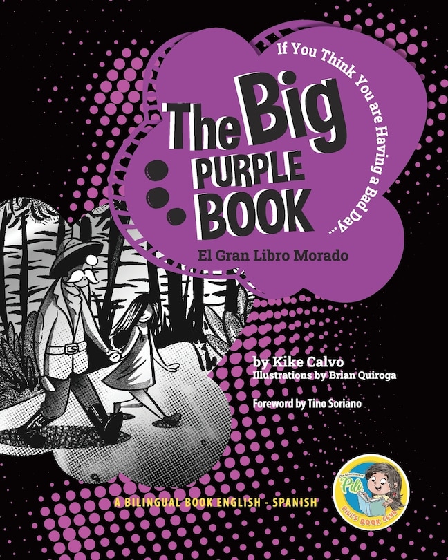 Front cover_The Big Purple Book. Dual-language Book. Bilingual English-Spanish