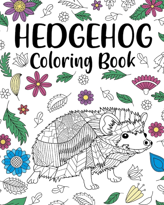 Front cover_Hedgehog Coloring Book