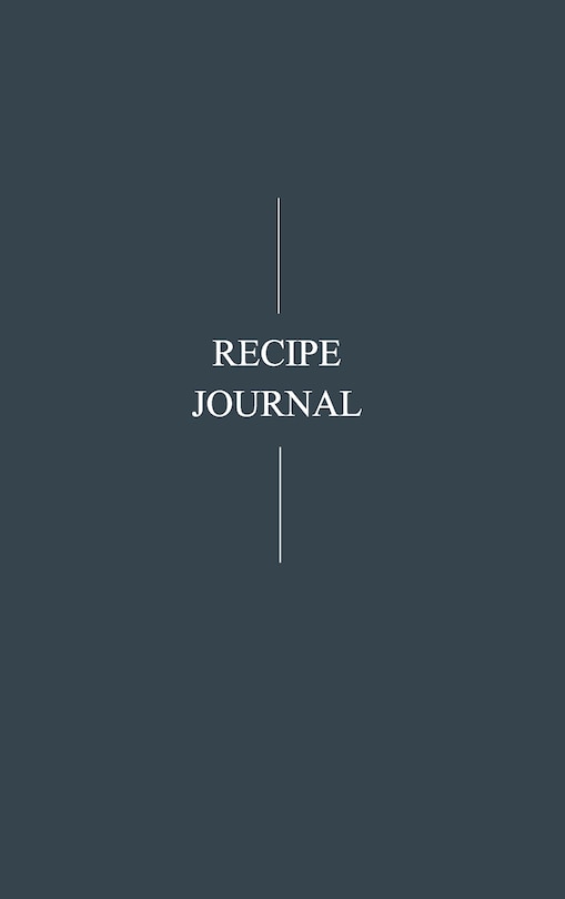 Front cover_Recipe Journal