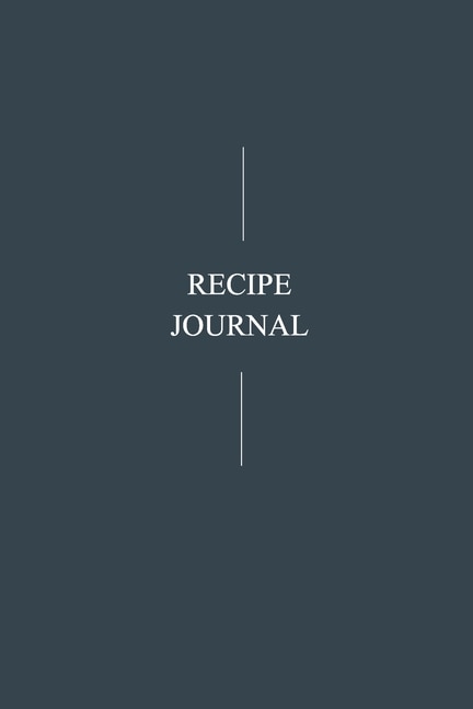 Front cover_Recipe Journal