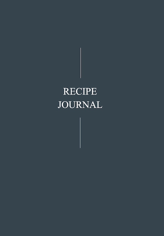 Front cover_Recipe Journal