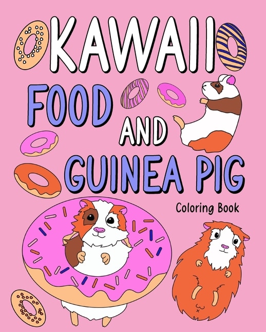 Couverture_Kawaii food and Guinea Pig Coloring Book