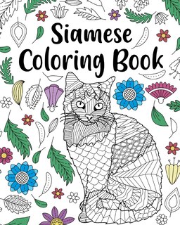 Front cover_Siamese Cat Coloring Book