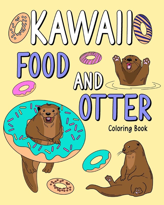 Couverture_Kawaii Food and Otter Coloring Book