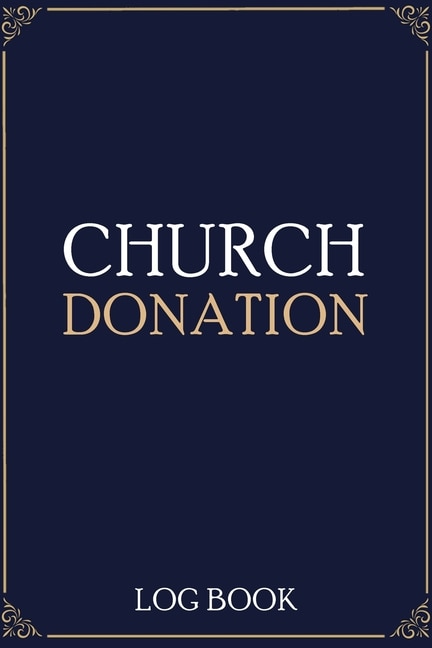 Front cover_Church Donation Log Book