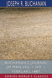 Front cover_Buchanan's Journal of Man, Vol. I, No. 1