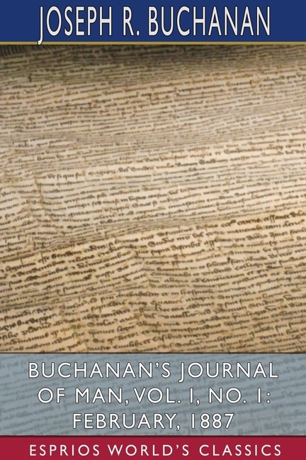 Front cover_Buchanan's Journal of Man, Vol. I, No. 1