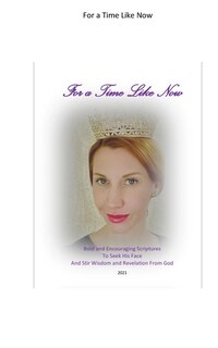 Couverture_For a Time Like Now