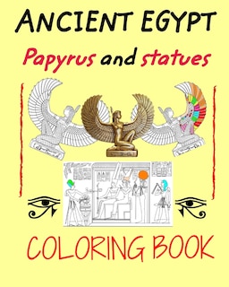 Front cover_Ancient Egypt coloring book