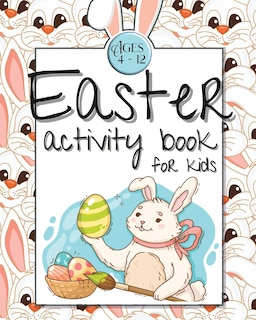 Front cover_Easter Activity Book for Kids Ages 4-12