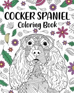 Front cover_Cocker Spaniel Coloring Book