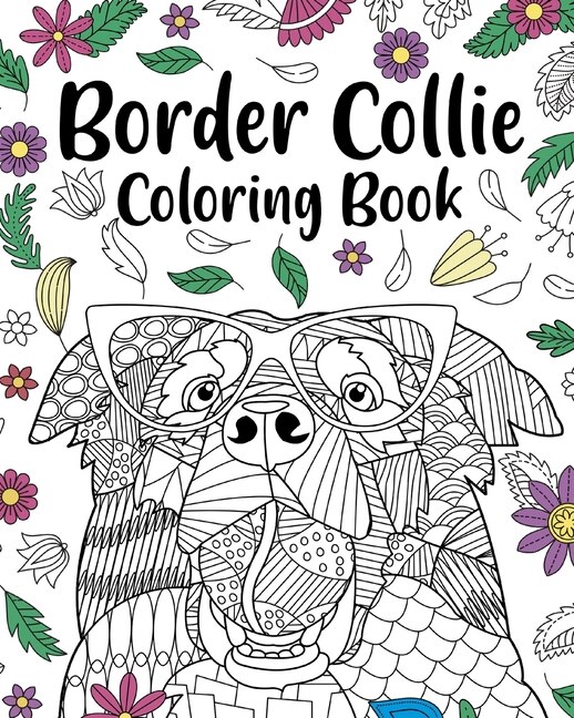 Front cover_Border Collie Coloring Book
