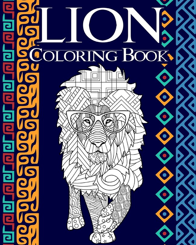 Front cover_Lion Coloring Book