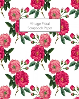 Front cover_Vintage Floral Scrapbook Paper