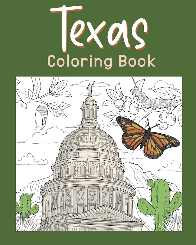 Front cover_Texas Coloring Book