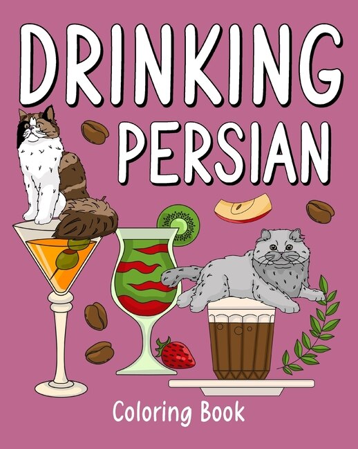 Front cover_Drinking Persian Coloring Book