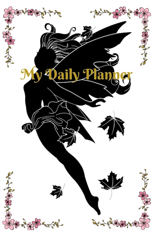 Front cover_Flying Fairy Planner With Pink Border