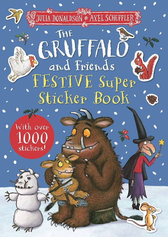 Front cover_The Gruffalo and Friends Festive Super Sticker Book