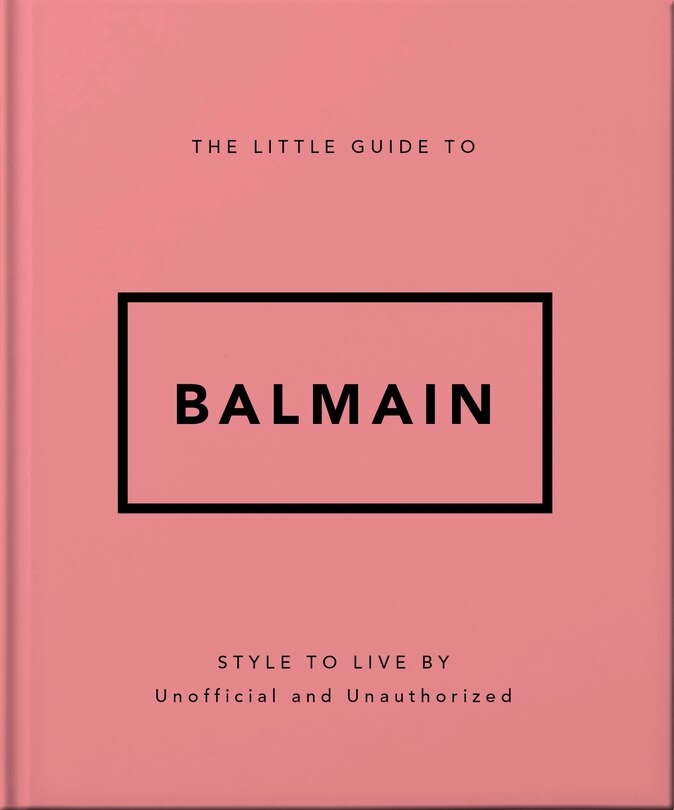 Couverture_The Little Guide to Balmain